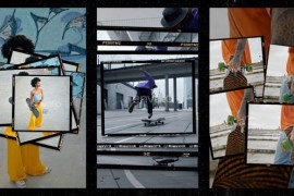 Vertical Film Frame Collage Transitions | MOGRT 50979954