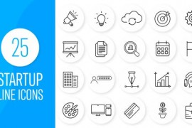 Startup Line Icons Pack 37861863