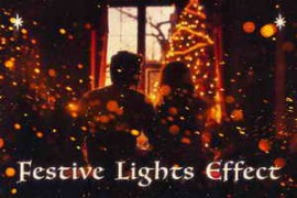 Free Download:Festive Lights Photo Effect for Photoshop