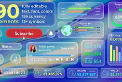 Free Download:Liquid Glass Widgets Pack I MOGRT 61008894