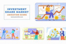 Investment and Share Market Premiere Pro Animation Scene 46460898