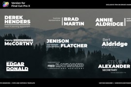 Minimal Lower Thirds | FCPX 42789671