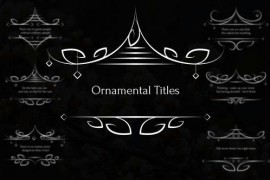 Ornamental Titles // MOGRT 45955410