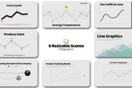 Infographic - Line Graphs / AE 47691303