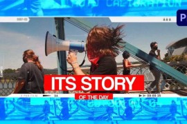 Breaking News Report Promo 49350923