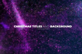 Colorful Christmas Opener with Particles 49285223