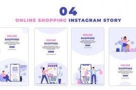 Online Outfits Shopping Vector Instagram Story 47394988