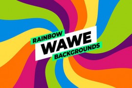 Rainbow Wave Backgrounds 51253712