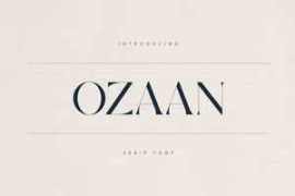 CreativeMarket – OZAAN A Sophisticated Modern Serif