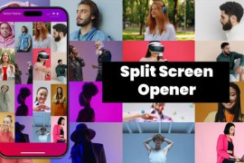 Rhythmic Split Screen Slideshow 51976086