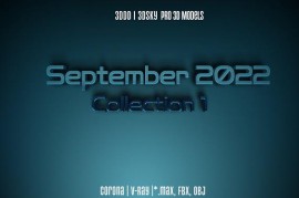 3DDD - 3DSky PRO 3D-Models Collection 1 September 2022 [CoronaV-Ray.max, FBX, OBJ]