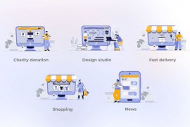 Entertainment and work - Blue concepts 44740463