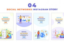 Social Networking Sites Animated Character Instagram Story 48622509