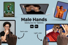 Male Hand Gestures for Tablets 51760839