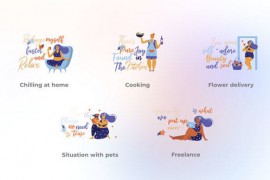 Chilling at Home - Bodypositive Text Concepts 45848152