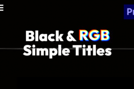 Black RGB Simple Titles 46940477