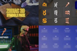 Zodiac 3D Symbols Pack for Premiere Pro 44815908