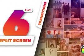 Multiscreen Transitions - 6 Split Screen 51893914