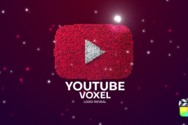 Youtube Voxel Pixel Logo Reveal 51299870