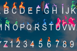Fire Alphabet Font | DaVinci Resolve 51562265