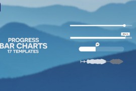 17 Progress Bar Charts | Infographics Pack 39971619