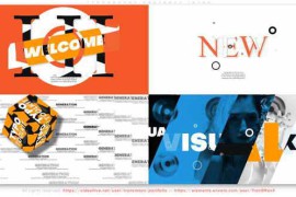 Typography Abstract Intro 57477073