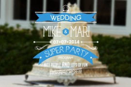 Typographic Wedding Invitations 5388065
