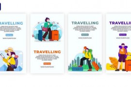 Travelling Animated Scene Instagram Story 42851898