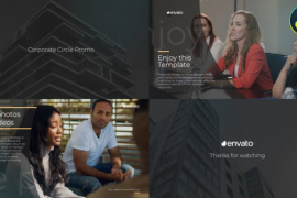 Corporate Circle Promo for DaVinci Resolve 49437812