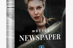 MotionVFX mStyle Newspaper For DaVinci Resolve