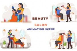 Beauty Salon Animation Scene 43069936