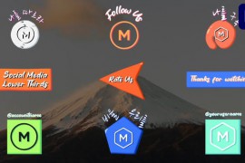 Cartoon Social Media Lower Thirds for Premiere Pro 48049711