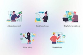 Digital marketing - Flat concept 43436703
