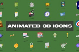Animated 3D Icons for After Effects 46967970