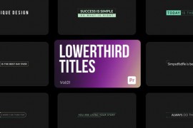 Lowerthird Titles 01 for Premiere Pro 44173213