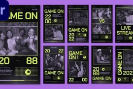 Instagram - Game and Cybersport Stream Promo MOGRT 42931266