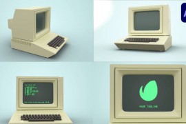 Old Computer Logo Reveal for After Effects 47173927