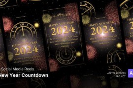 Social Media Reels - New Year Countdown After Effects Template 49717916