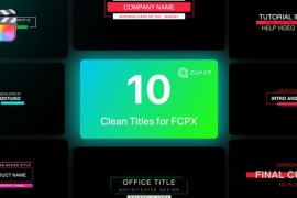 Clean Titles for Final Cut Pro X Vol. 01 44953162