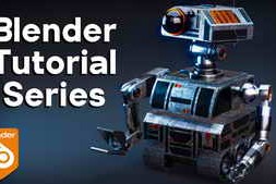 Gumroad – Ryan King Art – Sci-Fi Construction Robot (Blender Tutorial Series)