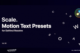 Scale Motion Text Presets Vol. 06 for DaVinci Resolve 47045778