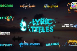 Lyric Titles | FCPX 31105567