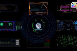 Digital HUD Elements Pack for FCPX 47136959