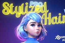 Free Download:Stylized Hair PRO v4.2.1​ for Blender