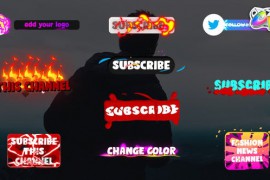 Social Media Subscribe Buttons | FCPX 31911967