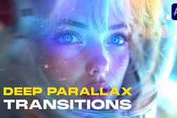Parallax Transitions for After Effects | 30+ 4K Cinematic Effects with VHS, Particles, Light Leaks &