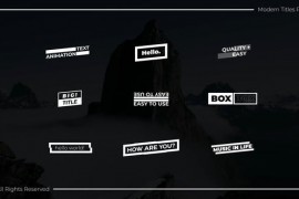 Modern Titles Pack | FCPX 48028579