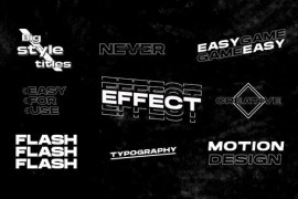Typography Titles | After Effects 50696676