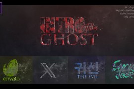 Ghost Smoke Text Logo Intro 48756937