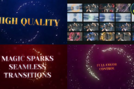Magic Sparks Seamless Transitions | DaVinci Resolve 49482400